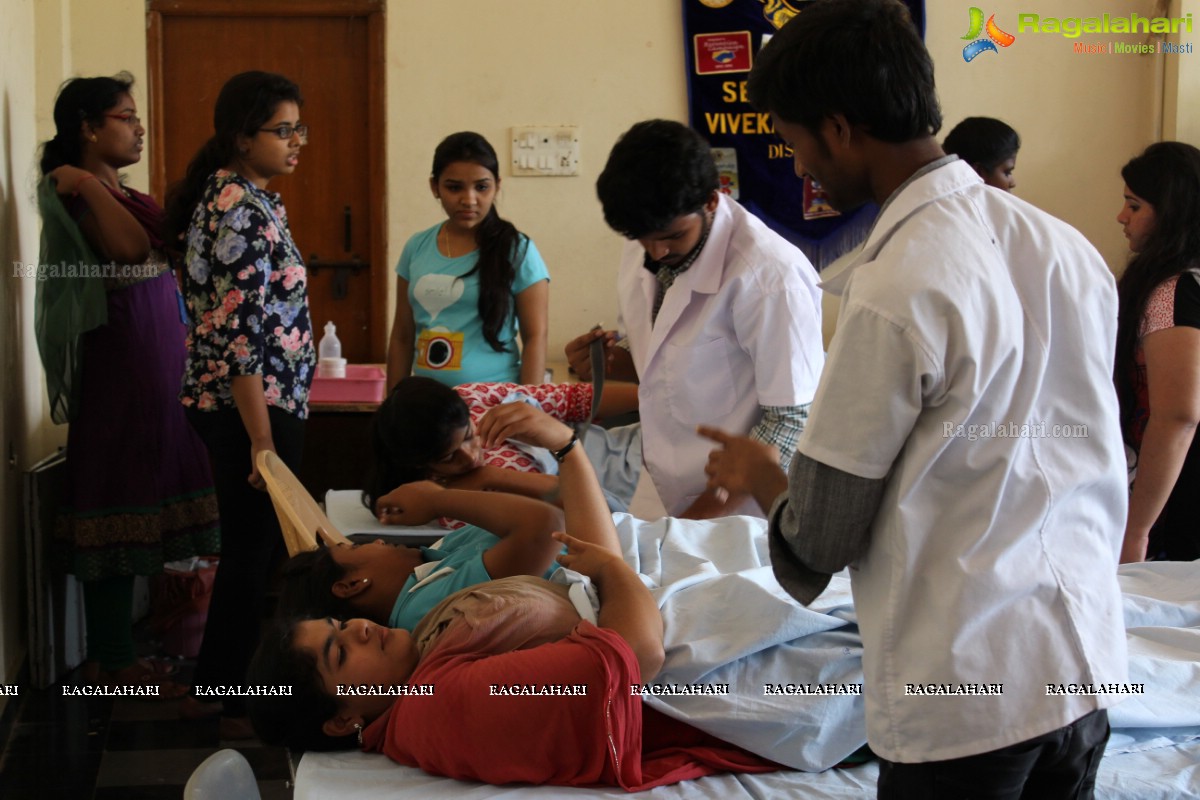 Bhavan’s Vivekananda College Blood Donation Camp, Hyderabad
