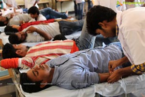 Bhavan’s Vivekananda College Blood Donation Camp