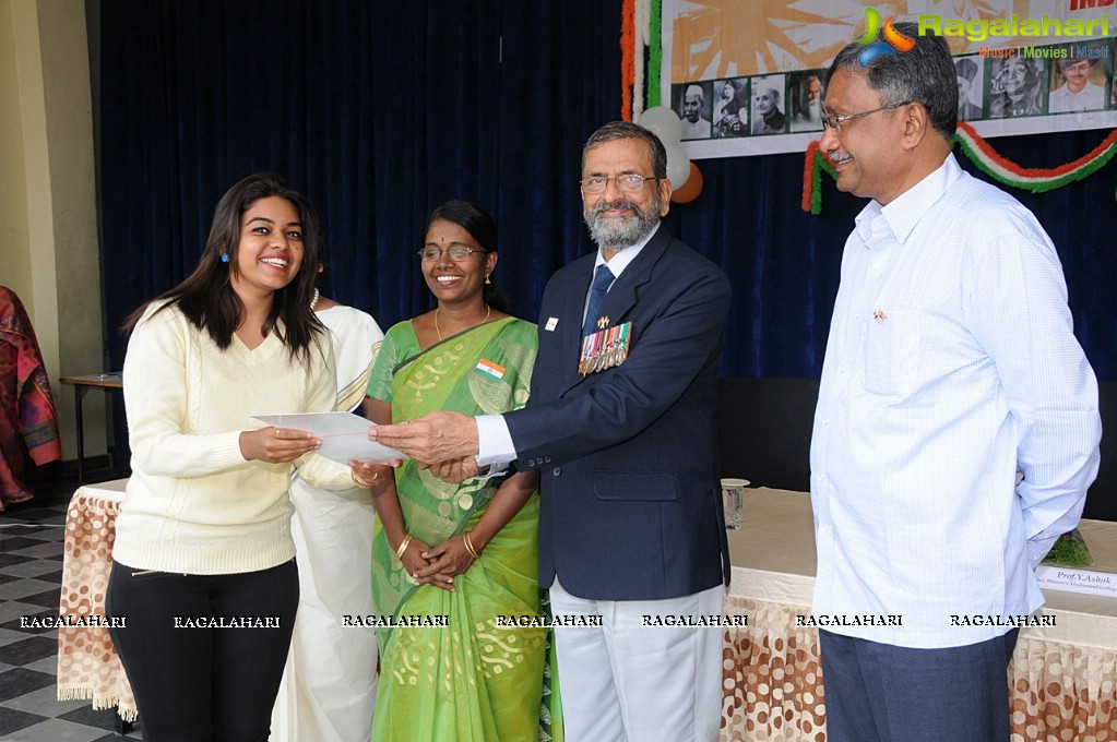 Bhavan’s Vivekananda College Independence Day Celebrations, Hyderabad