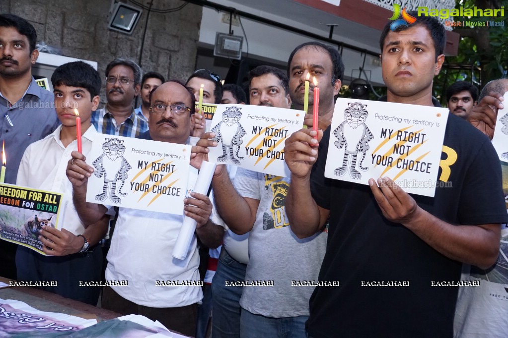 Bring Back Ustad - Peace Rally by Wild Life Photographers in Hyderabad