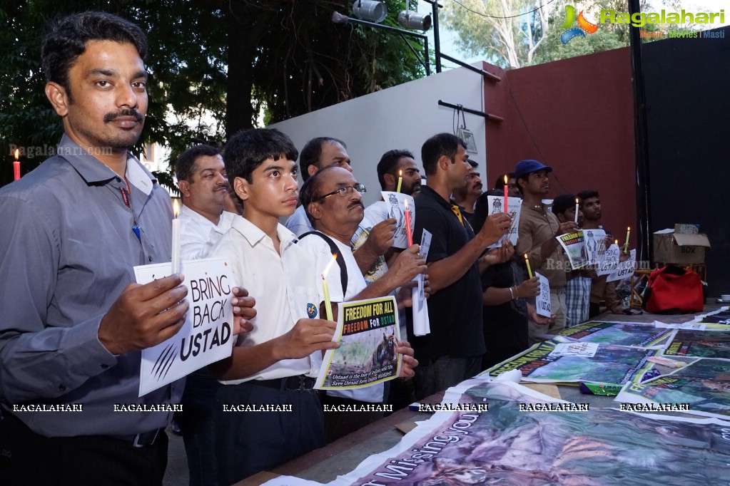 Bring Back Ustad - Peace Rally by Wild Life Photographers in Hyderabad