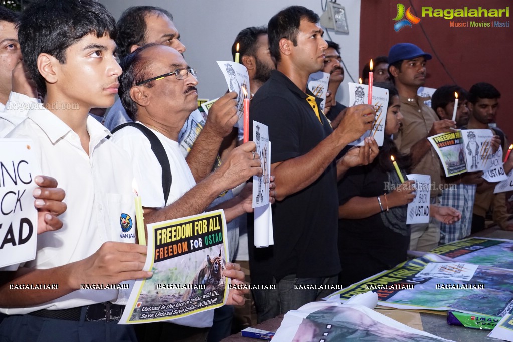 Bring Back Ustad - Peace Rally by Wild Life Photographers in Hyderabad