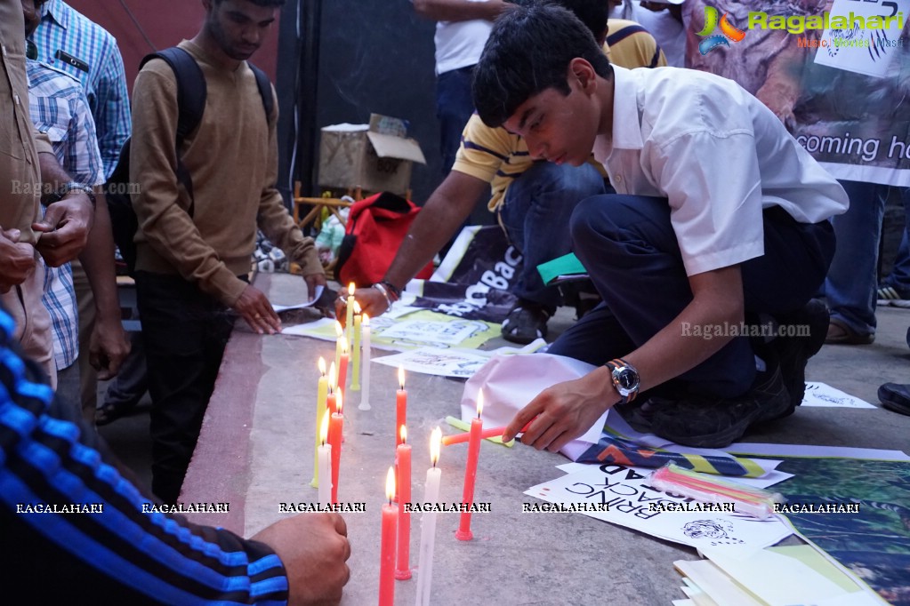 Bring Back Ustad - Peace Rally by Wild Life Photographers in Hyderabad