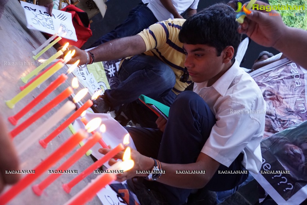 Bring Back Ustad - Peace Rally by Wild Life Photographers in Hyderabad