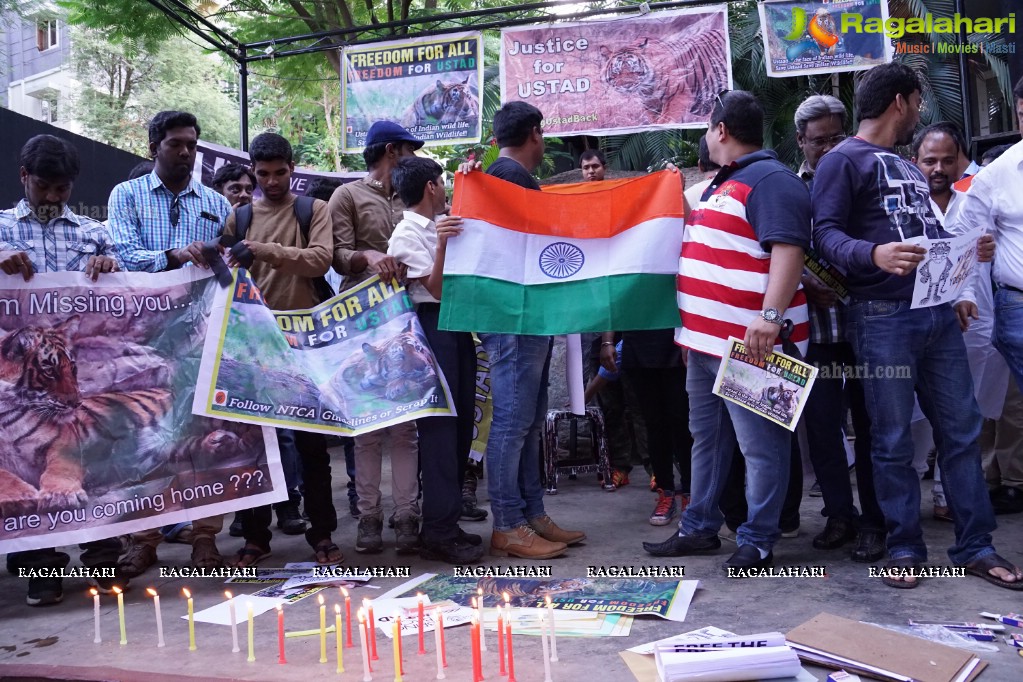 Bring Back Ustad - Peace Rally by Wild Life Photographers in Hyderabad