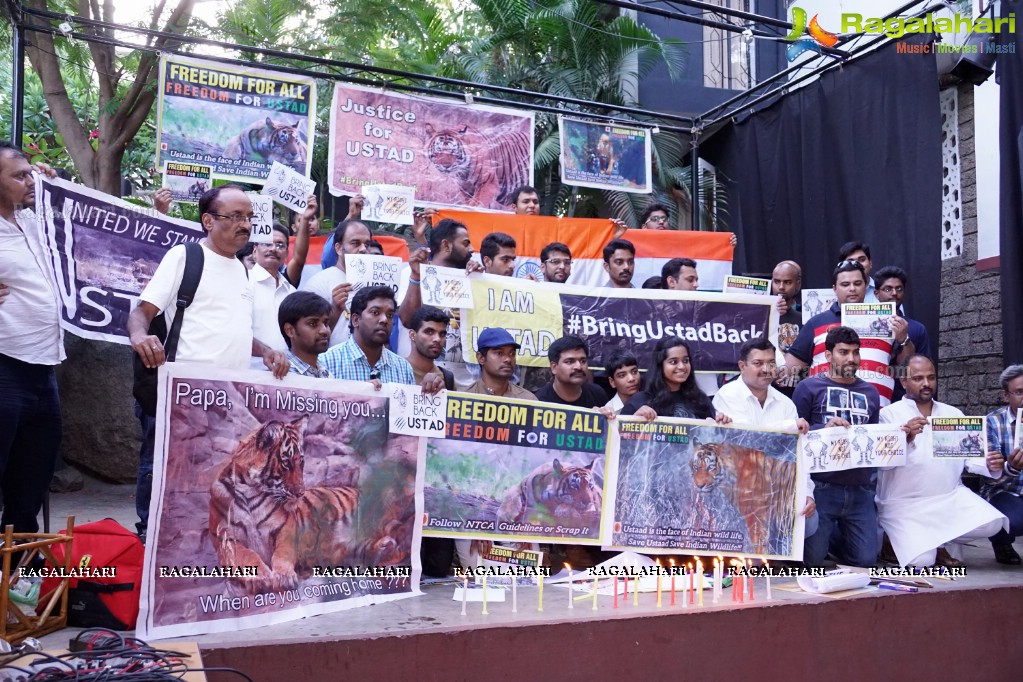 Bring Back Ustad - Peace Rally by Wild Life Photographers in Hyderabad