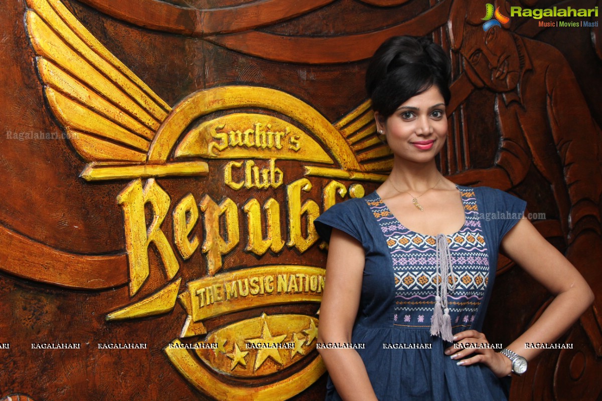 Models Ramp Walk during Showcase to Hyderabad Couture Week at Club Republic, Hyderabad