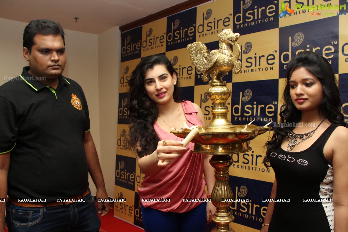 Archana inaugurates Desire Exhibition (Aug 2015) at Taj Krishna, Hyderabad