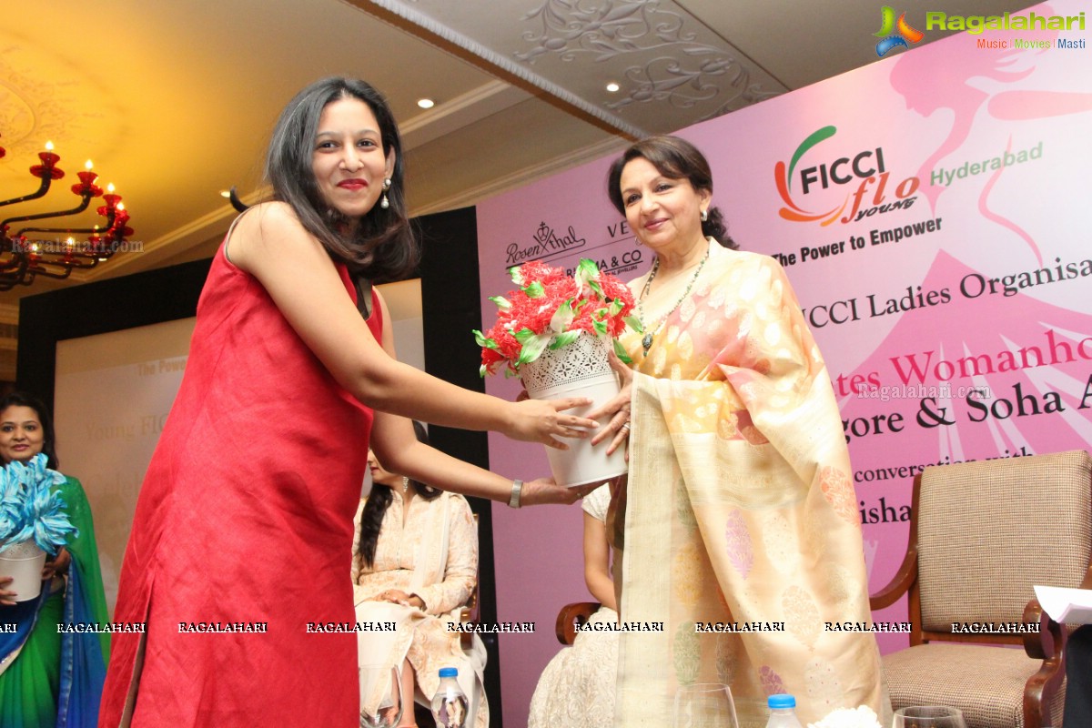 Celebrate Womanhood with Sharmila Tagore and Soha Ali Khan - FICCI Ladies Organisation Event at Taj Banjara