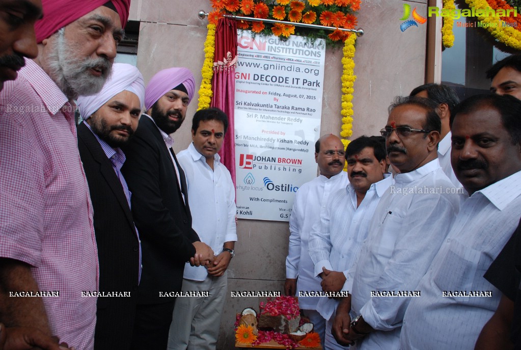 KTR launches GNI Guru Nanak IT Park in Hyderabad