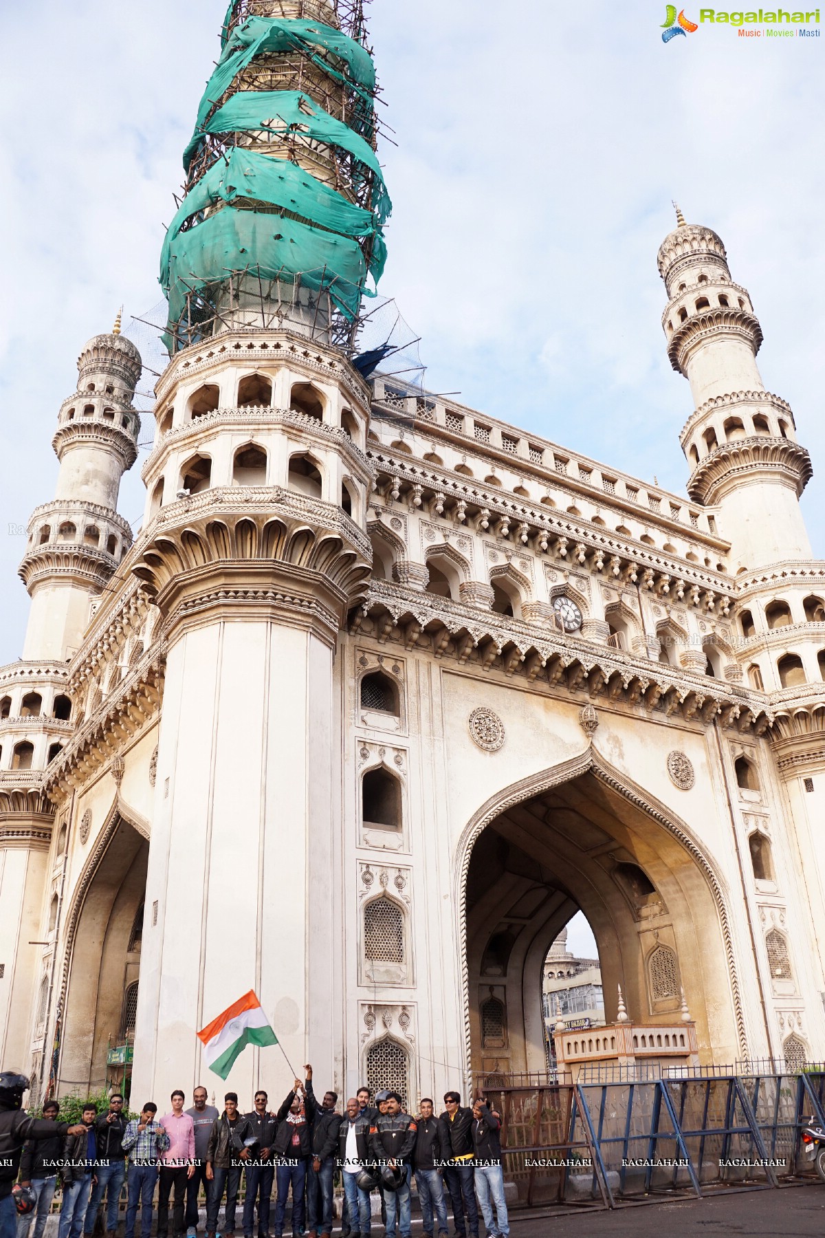 Harley Owners Group Independence Day 2015 Rally at Charminar, Hyderabad