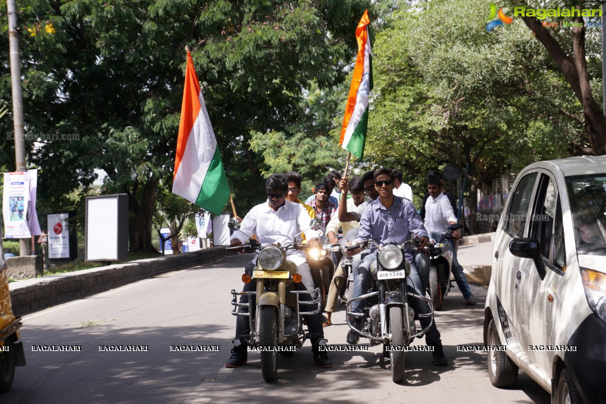 Harley Owners Group Independence Day 2015 Rally at Charminar, Hyderabad