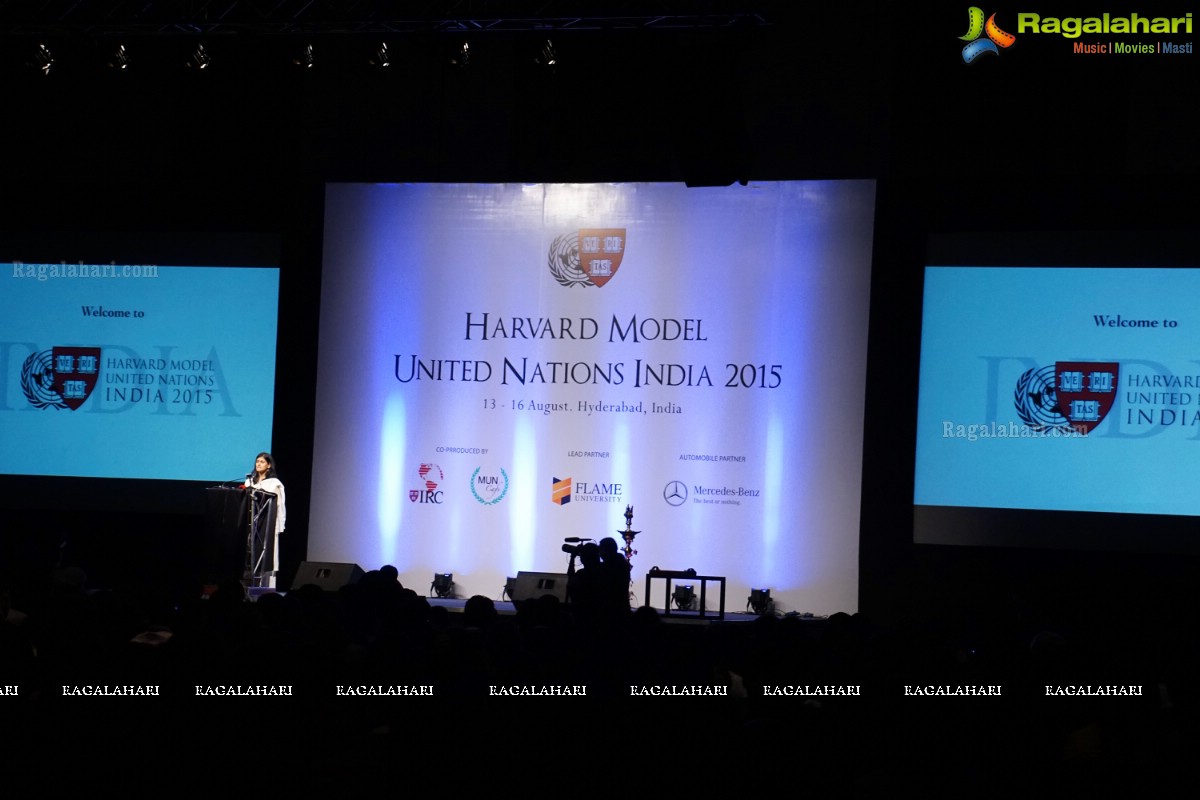 Harvard Model United Nations India 2015 at HICC, Hyderabad