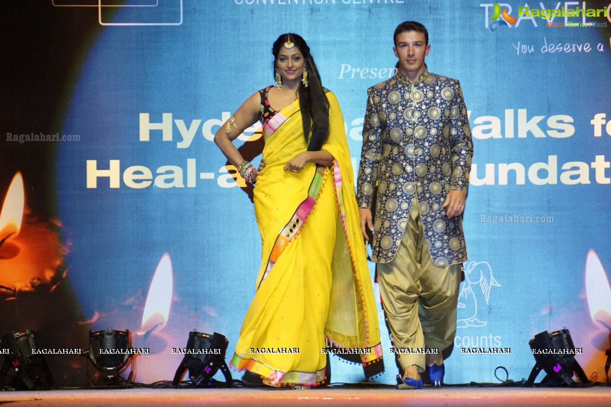 Hyderabad Walks for Heal-A-Child Foundation (Aug. 2015) - Annual Fashion Show at HICC