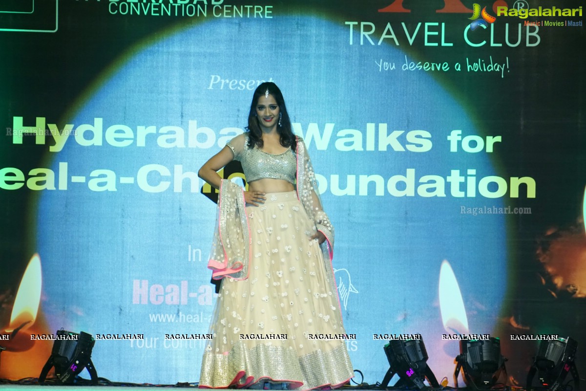 Hyderabad Walks for Heal-A-Child Foundation (Aug. 2015) - Annual Fashion Show at HICC