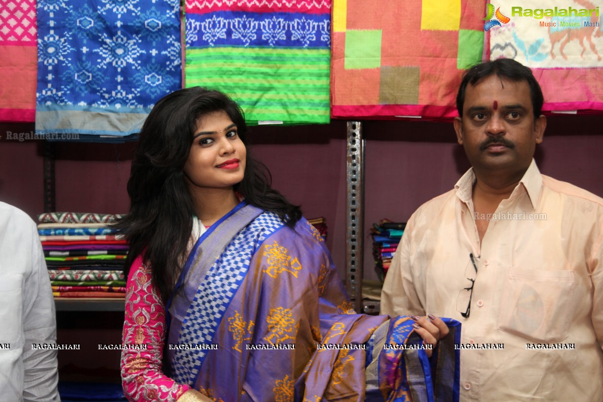 Alekhya inaugurates Pochampally IKAT Art Mela 2015 at Lions Club, Vizag