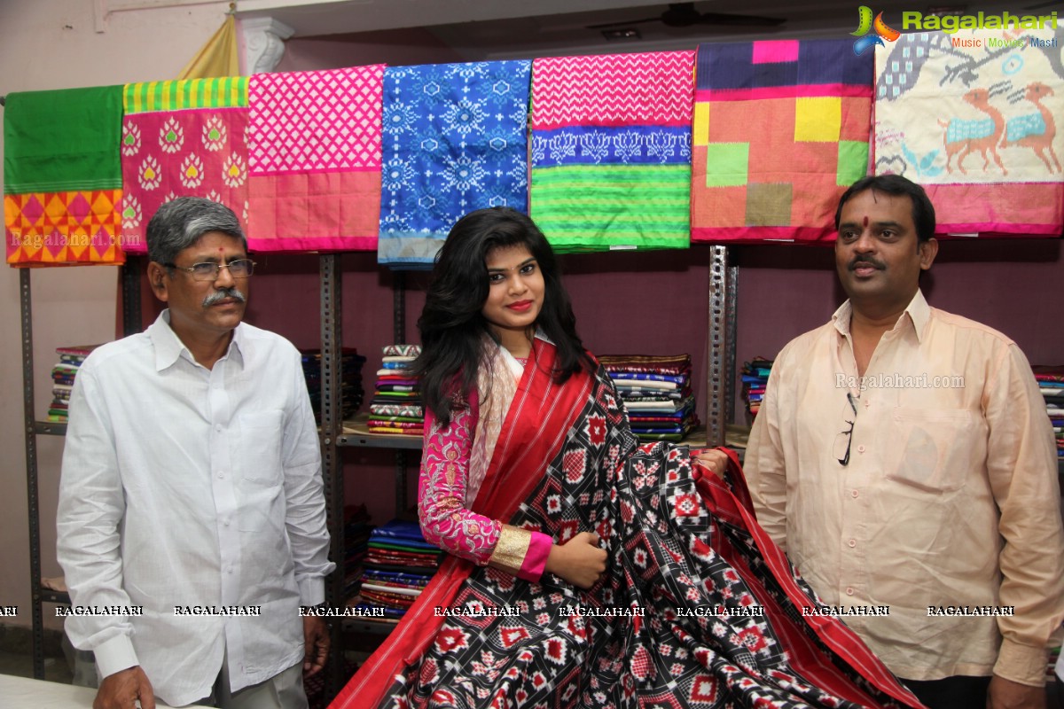 Alekhya inaugurates Pochampally IKAT Art Mela 2015 at Lions Club, Vizag