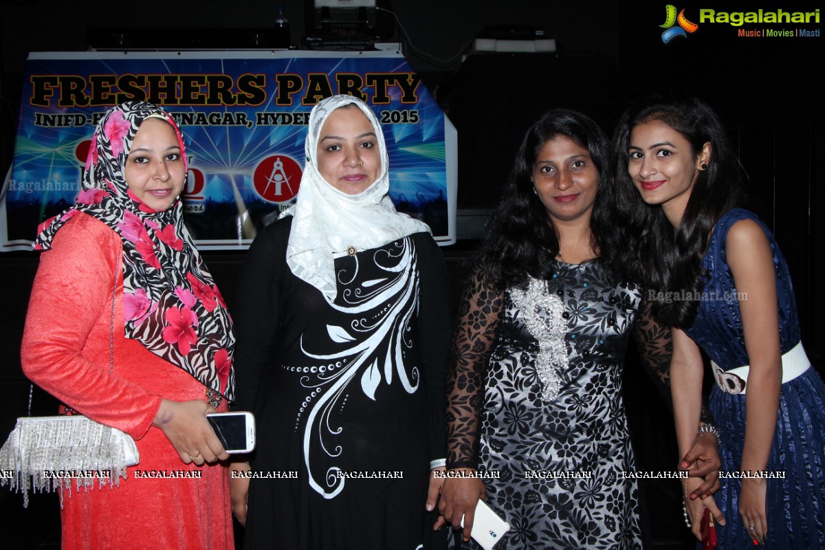 INIFD Hyderabad Fresher's Party 2015 at Bottles and Chimney