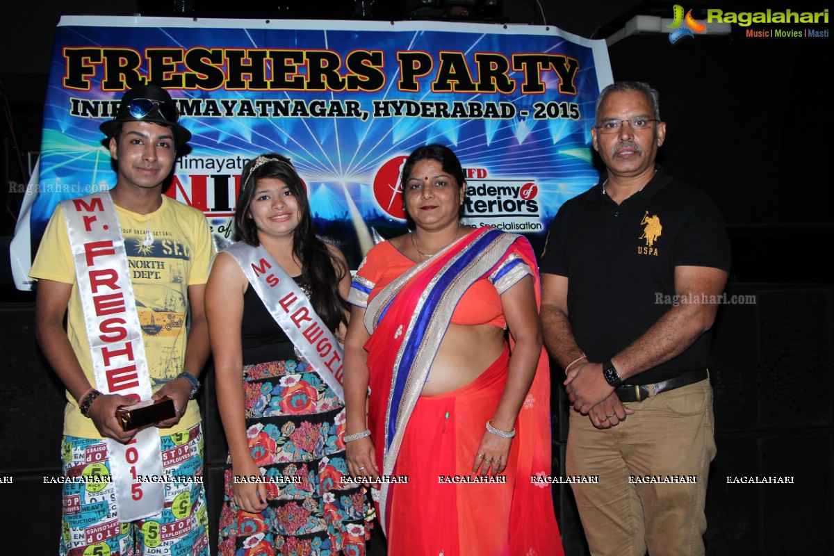 INIFD Hyderabad Fresher's Party 2015 at Bottles and Chimney