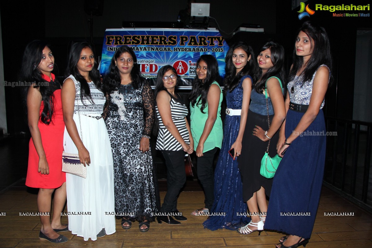 INIFD Hyderabad Fresher's Party 2015 at Bottles and Chimney