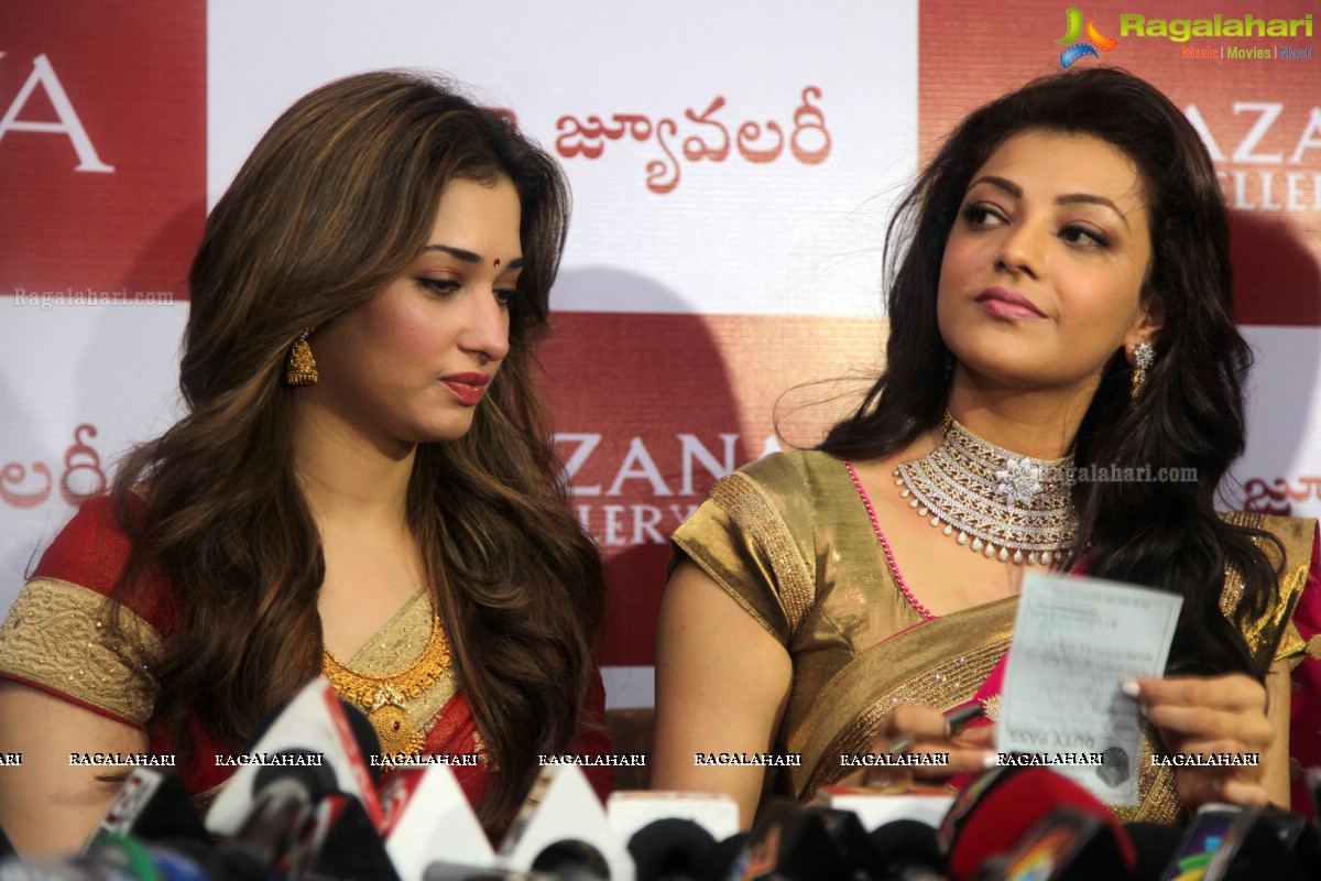 Kajal Aggarwal, Tamannaah launches Khazana's World Biggest Store in Vizag