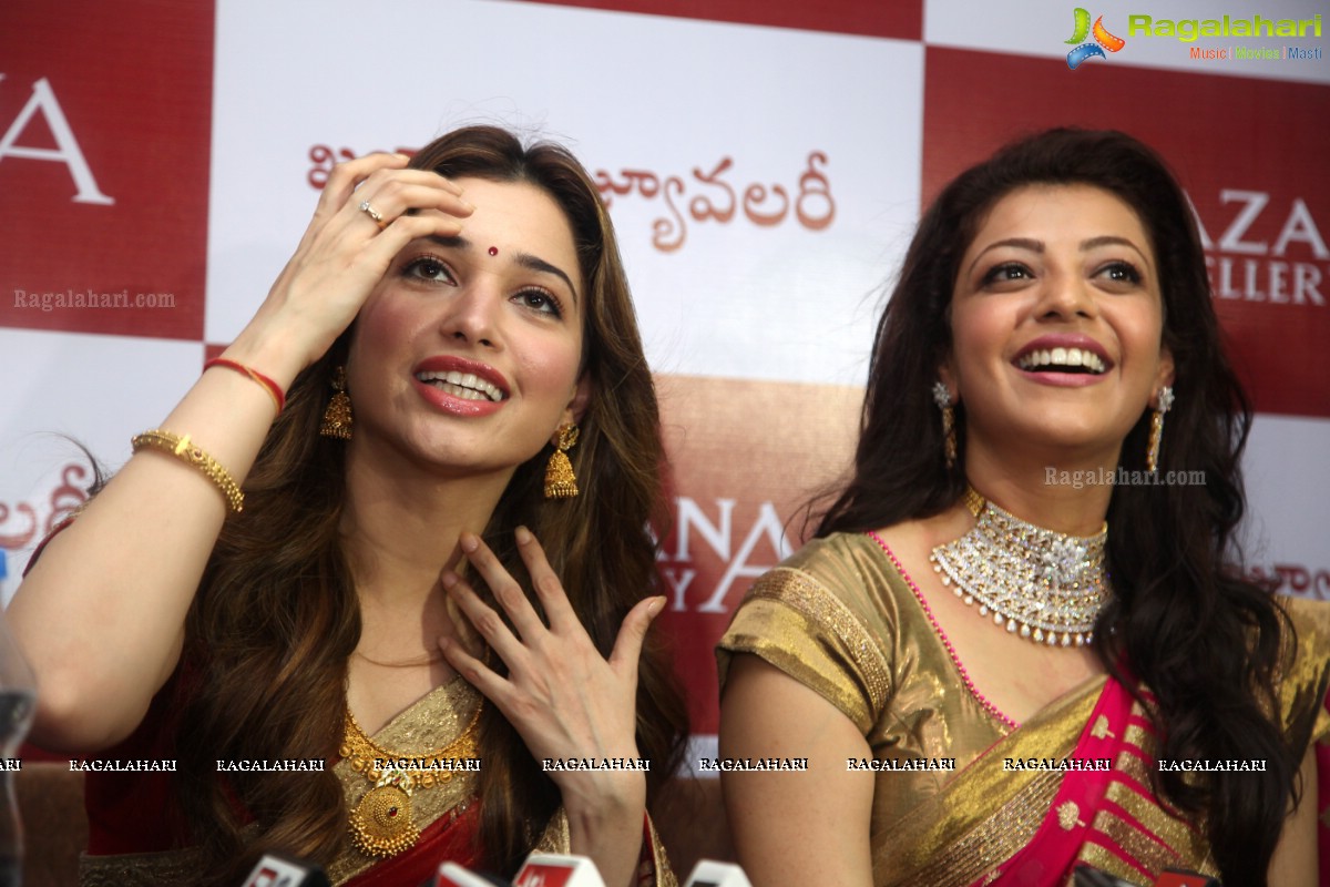 Kajal Aggarwal, Tamannaah launches Khazana's World Biggest Store in Vizag