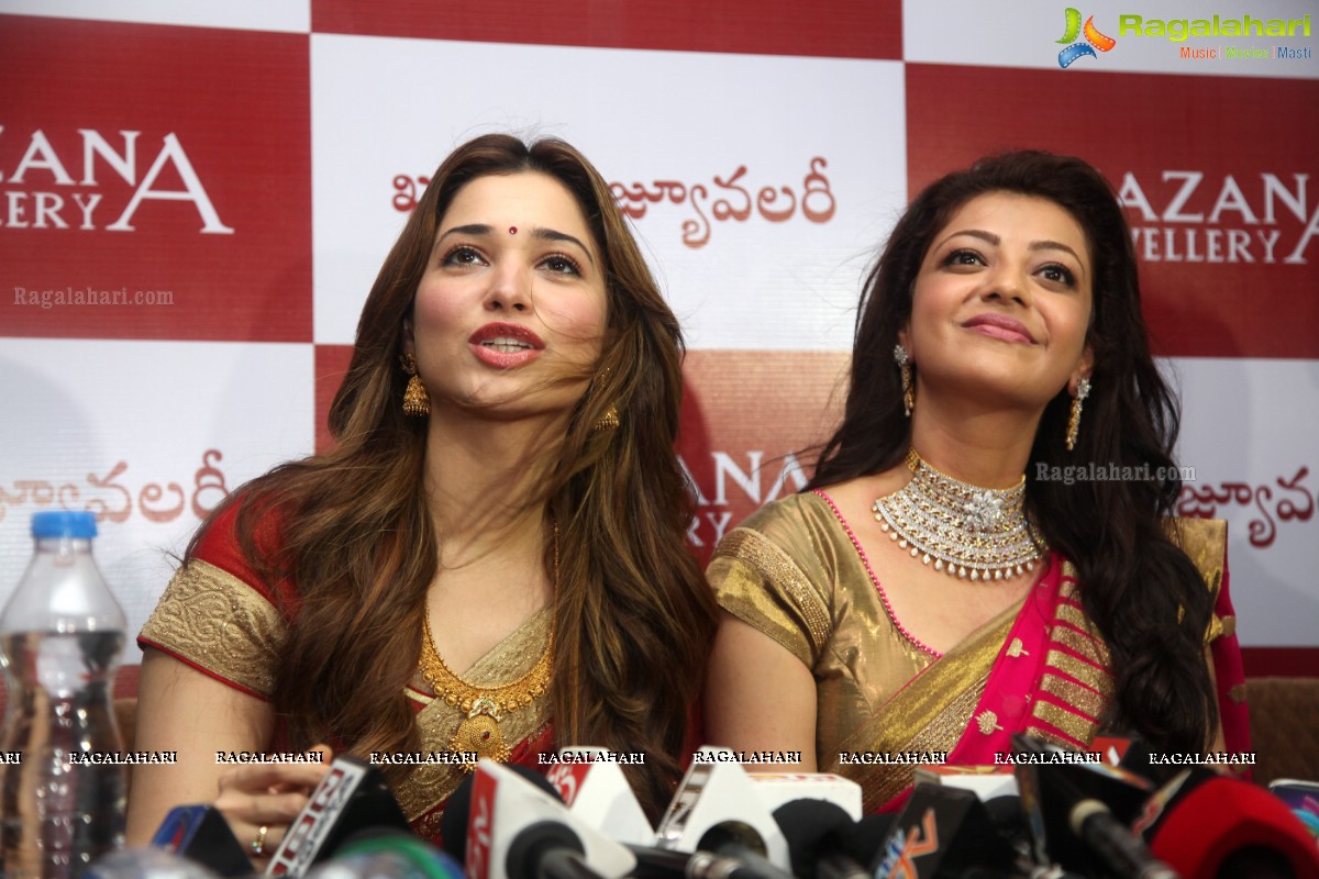 Kajal Aggarwal, Tamannaah launches Khazana's World Biggest Store in Vizag