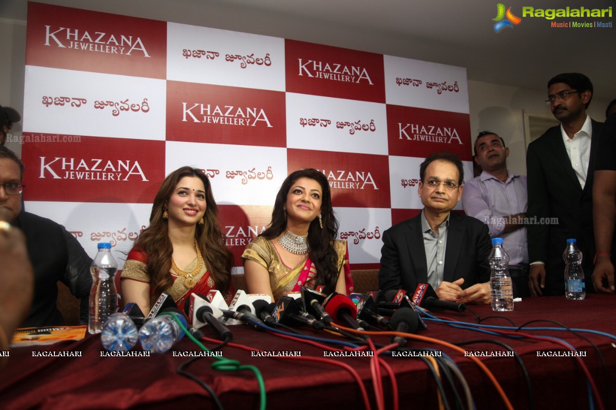 Kajal Aggarwal, Tamannaah launches Khazana's World Biggest Store in Vizag