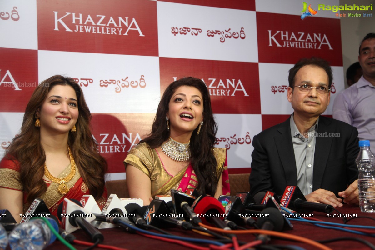 Kajal Aggarwal, Tamannaah launches Khazana's World Biggest Store in Vizag