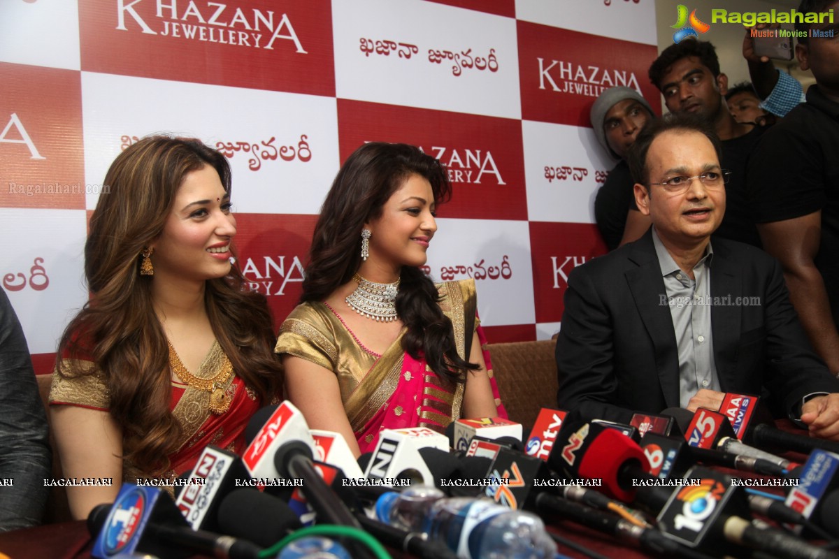Kajal Aggarwal, Tamannaah launches Khazana's World Biggest Store in Vizag