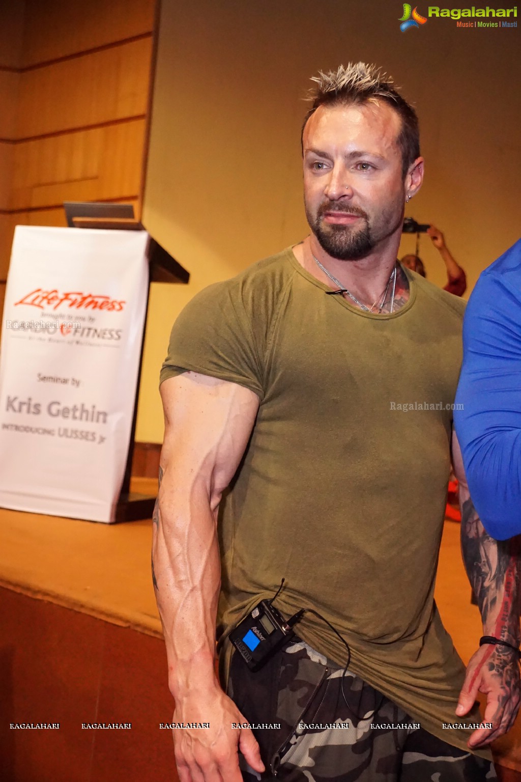 Nutrition and Supplementation Seminar by Fitness Gurus Kris Gethin, Ulisses and Satish Paryada at Hotel Marriott, Hyderabad