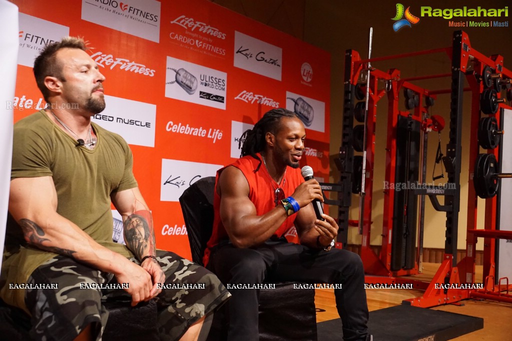 Nutrition and Supplementation Seminar by Fitness Gurus Kris Gethin, Ulisses and Satish Paryada at Hotel Marriott, Hyderabad