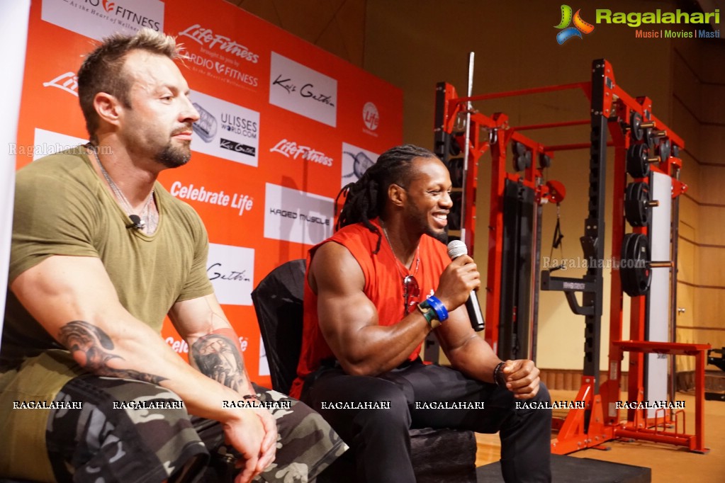 Nutrition and Supplementation Seminar by Fitness Gurus Kris Gethin, Ulisses and Satish Paryada at Hotel Marriott, Hyderabad