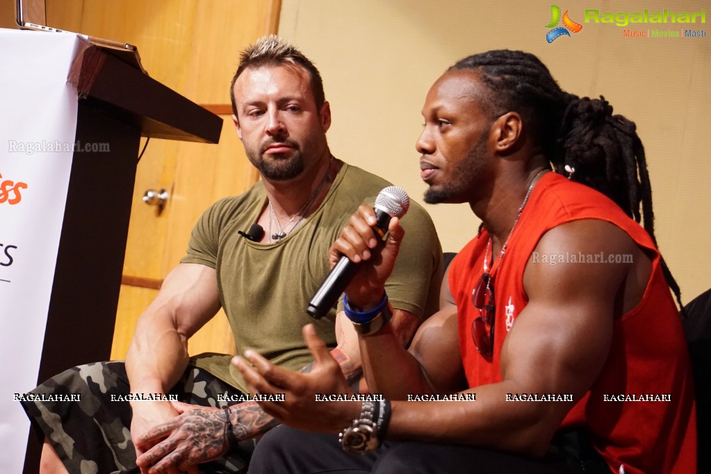 Nutrition and Supplementation Seminar by Fitness Gurus Kris Gethin, Ulisses and Satish Paryada at Hotel Marriott, Hyderabad