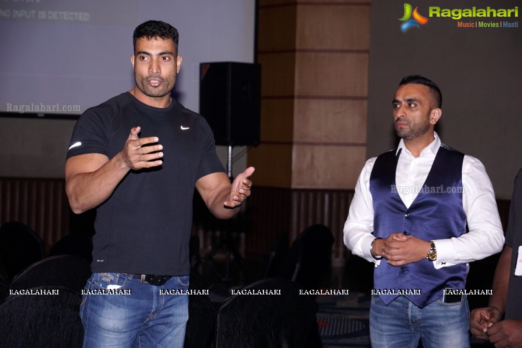 Nutrition and Supplementation Seminar by Fitness Gurus Kris Gethin, Ulisses and Satish Paryada at Hotel Marriott, Hyderabad