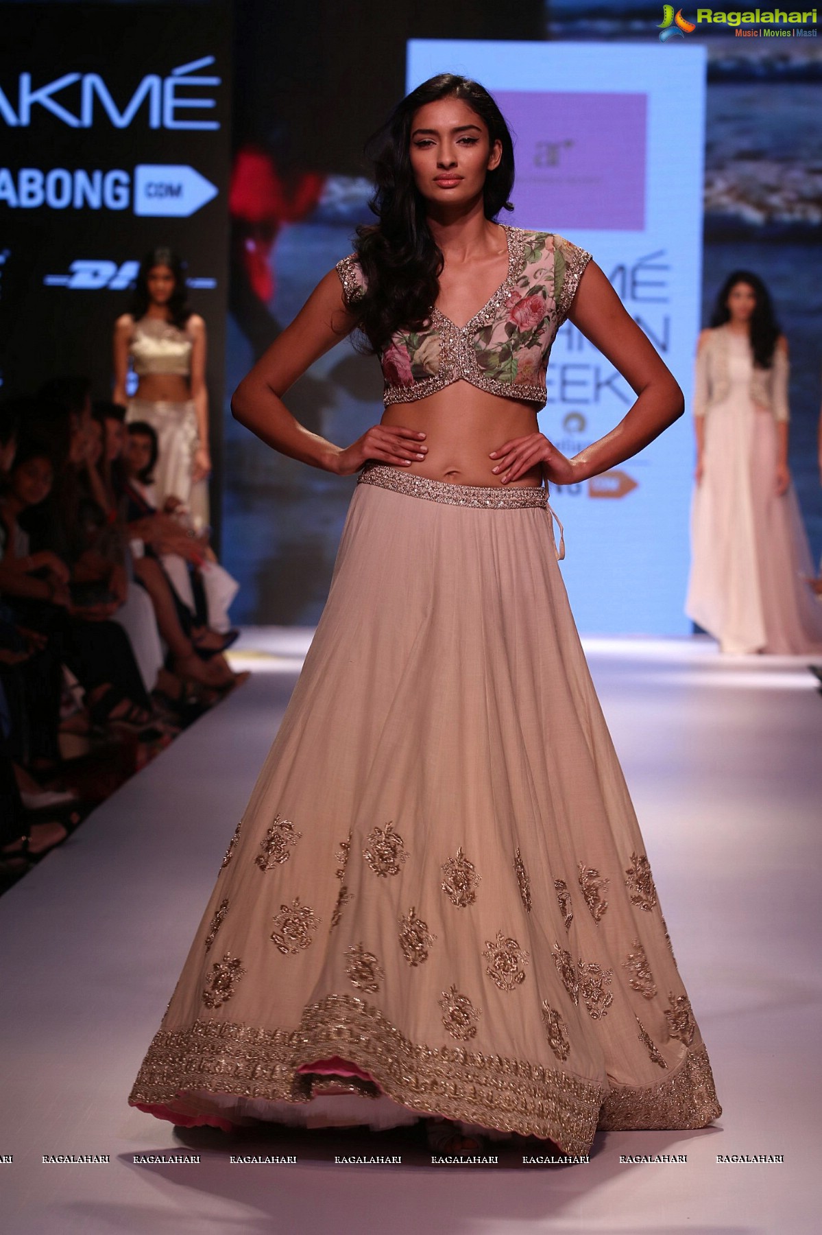 Rana Duggabati and Amy Jackson Walks the Ramp at Lakme Fashion Week for Hyderabadi Designer Anushree Reddy