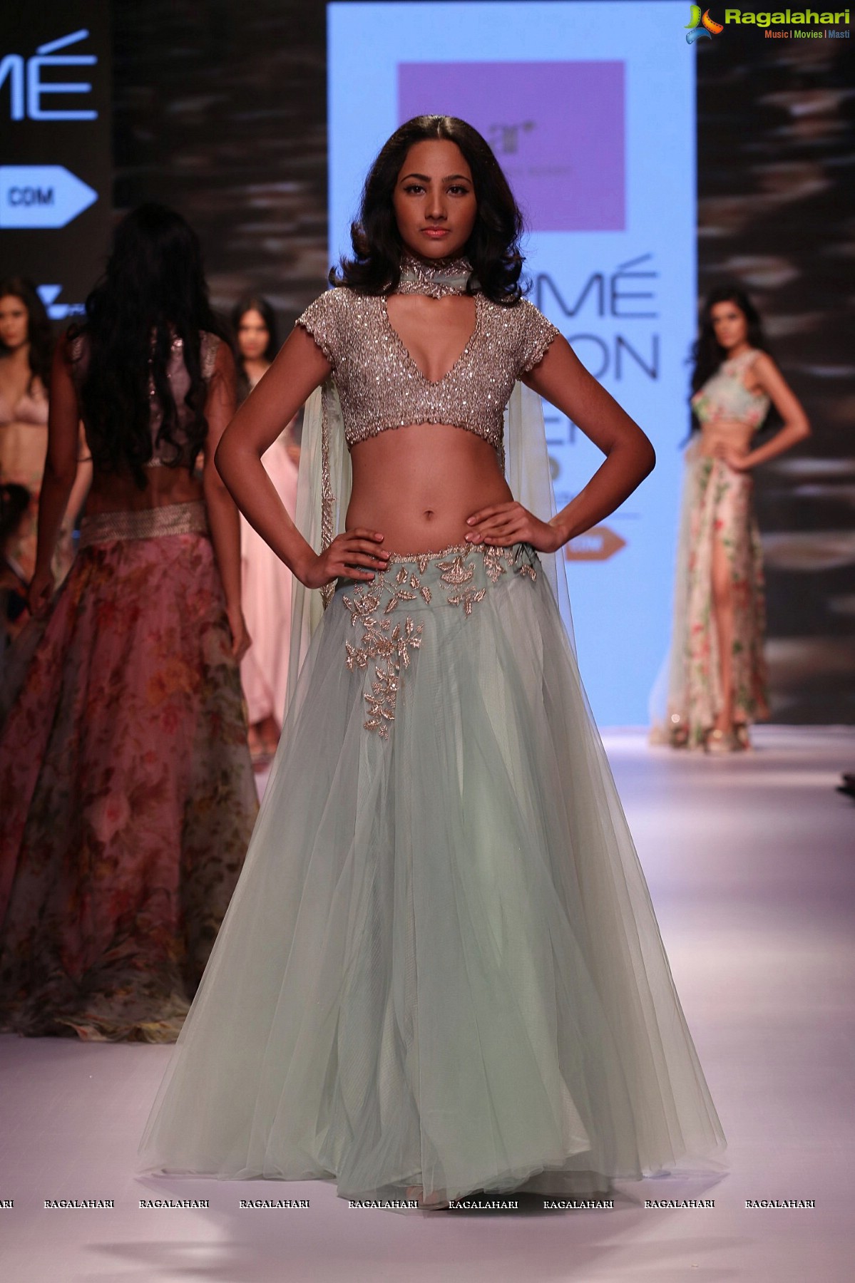 Rana Duggabati and Amy Jackson Walks the Ramp at Lakme Fashion Week for Hyderabadi Designer Anushree Reddy