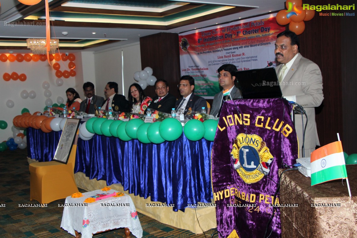 Lions Club of Hyderabad Petals 8th Installation Day - 7th Charter Day