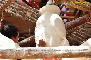 Making of Khairatabad Ganesh