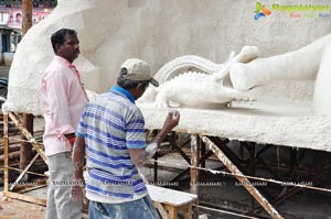 Making of Khairatabad Ganesh