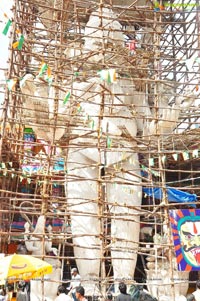 Making of Khairatabad Ganesh