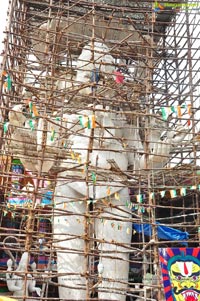 Making of Khairatabad Ganesh