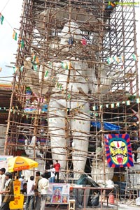 Making of Khairatabad Ganesh