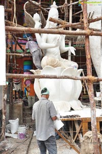 Making of Khairatabad Ganesh