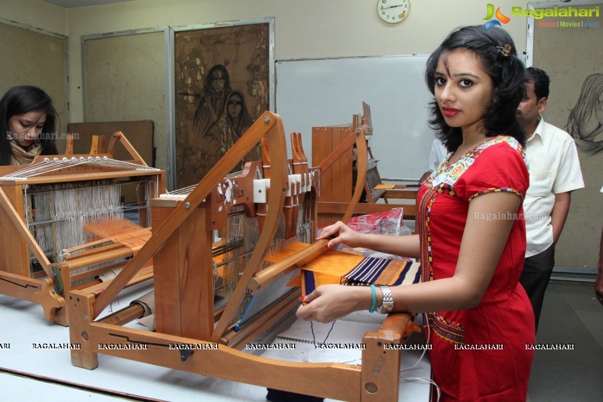 National Handloom Weavers Day 2015 Celebrations at NIFT, Madhapur, Hyderabad