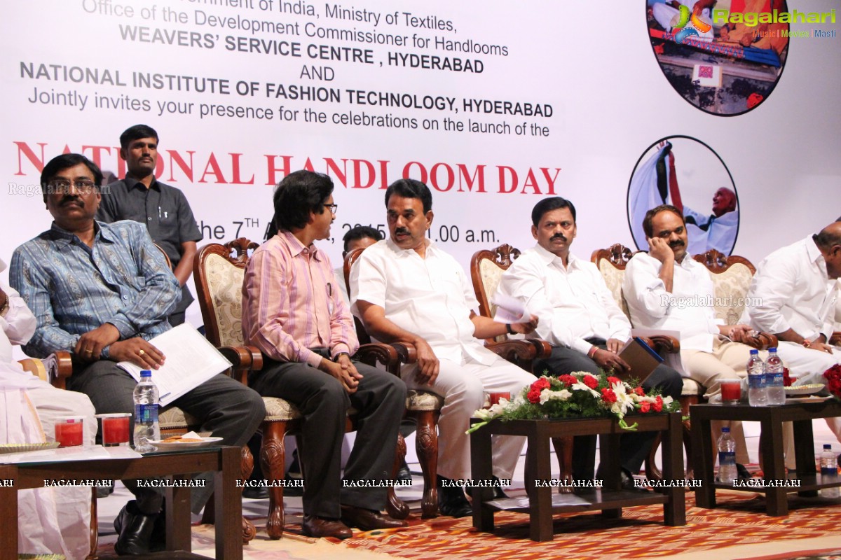 National Handloom Weavers Day 2015 Celebrations at NIFT, Madhapur, Hyderabad