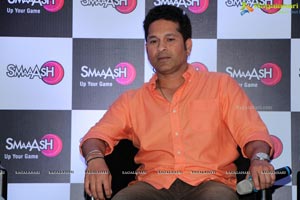 Sachin Tendulkar launches Smaaash at Inorbit Mall