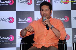 Sachin Tendulkar launches Smaaash at Inorbit Mall