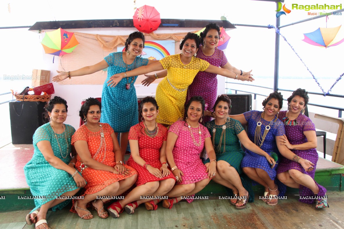 Sawaan with Rainbow Colours - Samanvay Ladies Club Theme Event