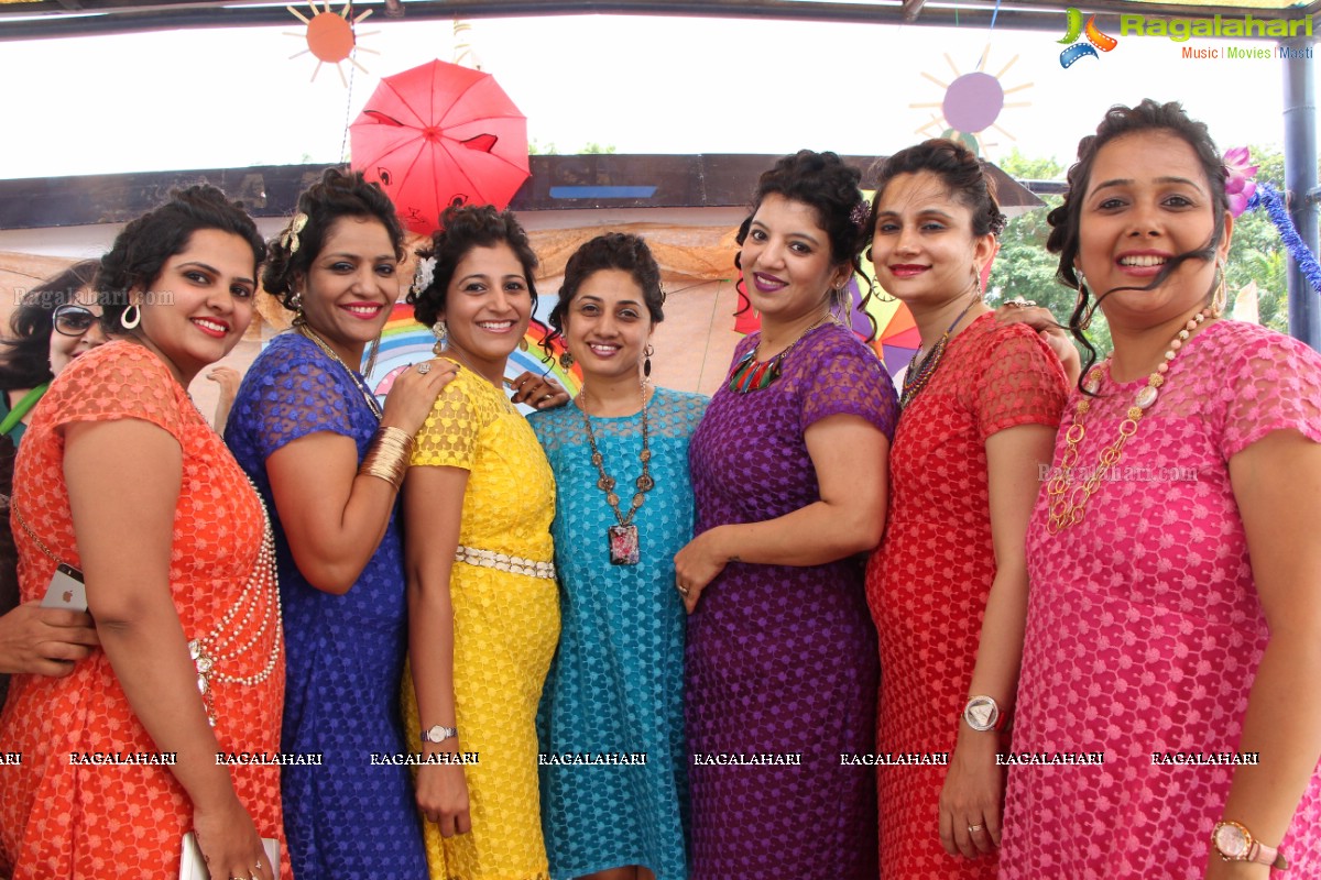 Sawaan with Rainbow Colours - Samanvay Ladies Club Theme Event